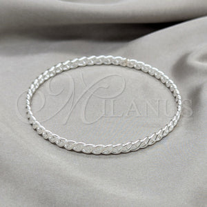 Sterling Silver Jewelry — Individual Bangle Polished 07. 06 MM Thickness Size — main product view — SKU 158153 | Plata 925 joyería — Individual Bangle pulido 07. 06 MM Thickness Size — SKU 158153