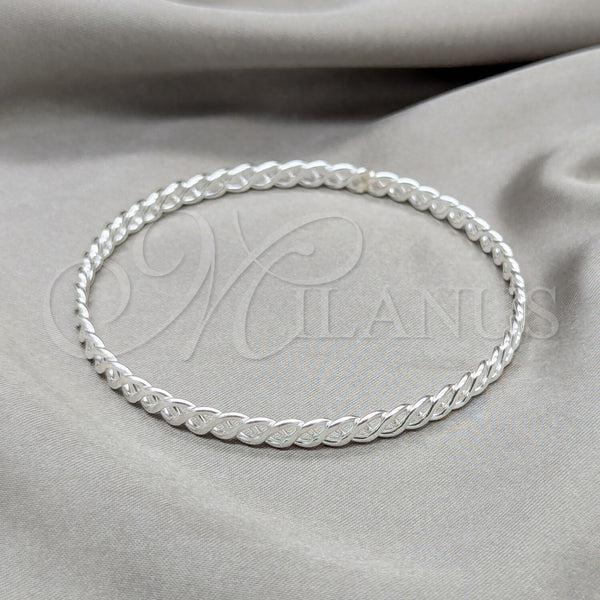 Sterling Silver Jewelry — Individual Bangle Polished 07. 06 MM Thickness Size — main product view — SKU 158153 | Plata 925 joyería — Individual Bangle pulido 07. 06 MM Thickness Size — SKU 158153