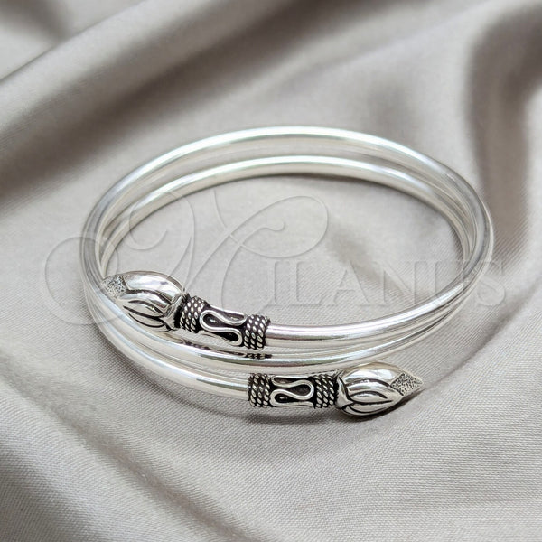 Sterling Silver Jewelry — Individual Bangle Arrow Design Polished 07. 07 MM — main product view — SKU 158156 | Plata 925 joyería — Individual Bangle Arrow diseño pulido 07. 07 MM — SKU 158156