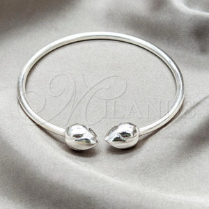 Sterling Silver Jewelry — Individual Bangle Ball Design Polished 07. 04 MM — main product view — SKU 158157 | Plata 925 joyería — Individual Bangle Ball diseño pulido 07. 04 MM — SKU 158157