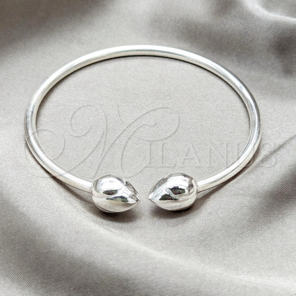 Sterling Silver Jewelry — Individual Bangle Ball Design Polished 07. 04 MM — main product view — SKU 158157 | Plata 925 joyería — Individual Bangle Ball diseño pulido 07. 04 MM — SKU 158157