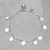 Sterling Silver Charm Bracelet, Heart Design, Polished, Silver Finish, 03.409.0157.07 (03 MM Thickness, 7 Inches Length)