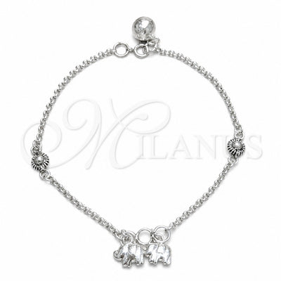 Plateada Plata Esterlina Pulsera, vista principal del producto de Plata 925 por Mayoreo, vista principal del producto