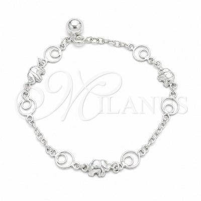 Plateada Plata Esterlina Pulsera, vista principal del producto de Plata 925 por Mayoreo, vista principal del producto