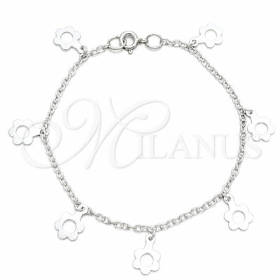 Plateada Plata Esterlina Pulsera, vista principal del producto de Plata 925 por Mayoreo, vista principal del producto