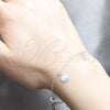 Sterling Silver Bracelet — Charm Bracelet Polished 03. 03 MM Thickness 7 — alternate product view — SKU 158246 | Plata 925 brazalete — Charm Bracelet pulido 03. 03 MM Thickness 7 — SKU 158246