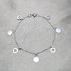 Sterling Silver Charm Bracelet, Polished, Silver Finish, 03.409.0170.07 (03 MM Thickness, 7 Inches Length)