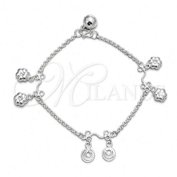 Plateada Plata Esterlina Pulsera, vista principal del producto de Plata 925 por Mayoreo, vista principal del producto