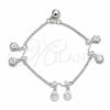 Plateada Plata Esterlina Pulsera, vista principal del producto de Plata 925 por Mayoreo, vista principal del producto