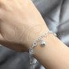 Sterling Silver Bracelet — Charm Bracelet Elephant Design Polished 03. 03 MM — alternate product view — SKU 158262 | Plata 925 brazalete — Charm Bracelet Elephant diseño pulido 03. 03 MM — SKU 158262