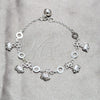 Sterling Silver Bracelet — Charm Bracelet Elephant Design Polished 03. 03 MM — alternate product view — SKU 158262 | Plata 925 brazalete — Charm Bracelet Elephant diseño pulido 03. 03 MM — SKU 158262