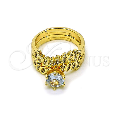 Gold Filled Gold-Filled Cluster and Leaf Ring 01.284.0097 for wholesale, main product view