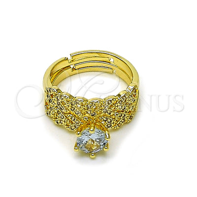 Gold-Filled Cluster Ring 01.284.0098 — main product image — SKU 158290 | Anillo de Oro Laminado 01.284.0098 — imagen principal del producto — SKU 158290