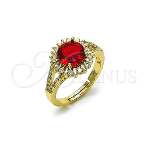 Gold Filled Ring — Multi Stone Ring Cluster and Sun Design with — main product view — SKU 158338 | Oro Laminado anillo — Multi Stone Ring Cluster and Sun diseño with — SKU 158338