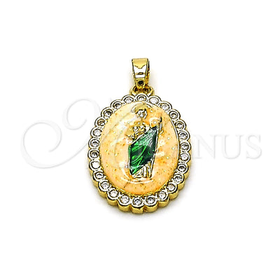 Gold Filled Gold-Filled San Judas Pendant 05.284.0018 for wholesale, main product view