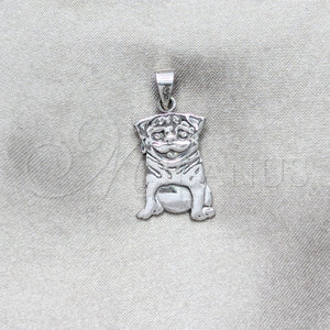 Sterling Silver Pendant — Fancy Pendant Dog Design Polished 05. — main product view — SKU 158404 | Plata 925 dije — elegante Pendant Dog diseño pulido 05. — SKU 158404
