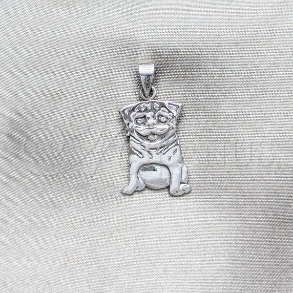 Sterling Silver Pendant — Fancy Pendant Dog Design Polished 05. — main product view — SKU 158404 | Plata 925 dije — elegante Pendant Dog diseño pulido 05. — SKU 158404