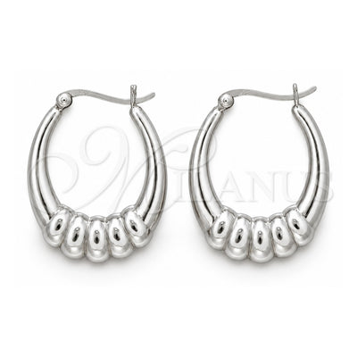 Sterling Silver Medium Hoop, Polished, Silver Finish, 02.425.0002.35