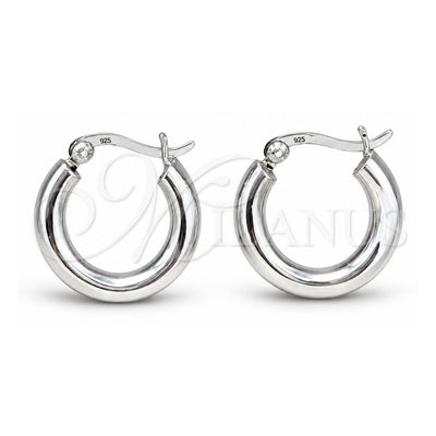 Sterling Silver Small Hoop, Polished, Silver Finish, 02.425.0006.20