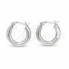 Sterling Silver Small Hoop, Polished, Silver Finish, 02.425.0006.20 for wholesale, main product view
