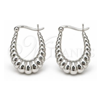 Sterling Silver Small Hoop, Polished, Silver Finish, 02.425.0008.18