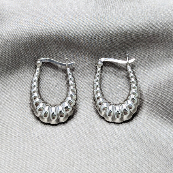 Sterling Silver Hoop Earrings — Small Hoop Polished 02. — main product view — SKU 158429 | Plata 925 aretes de aro — aro pequeño pulido 02. — SKU 158429