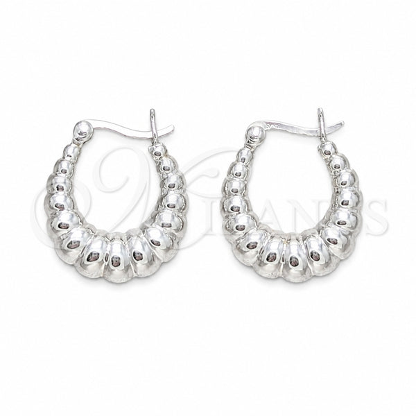 Sterling Silver Hoop Earrings — Small Hoop Polished 02. — main product view — SKU 158431 | Plata 925 aretes de aro — aro pequeño pulido 02. — SKU 158431