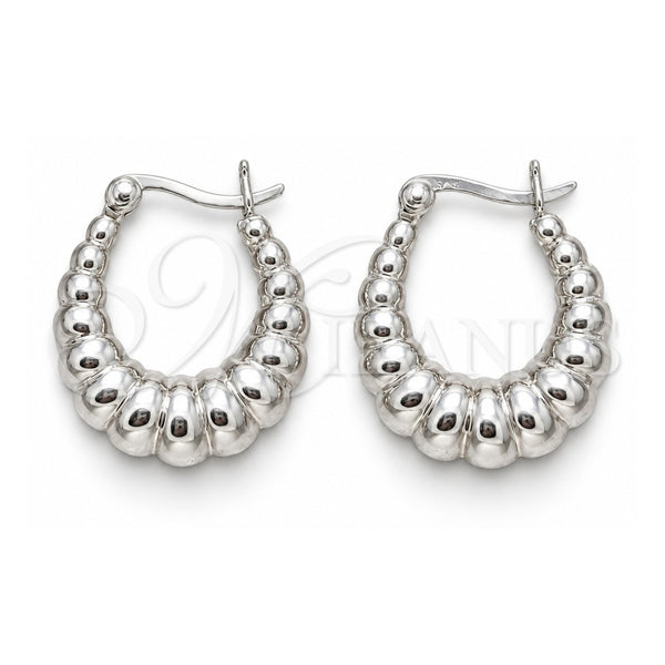 Sterling Silver Small Hoop, Polished, Silver Finish, 02.425.0009.18