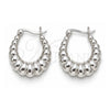 Sterling Silver Small Hoop, Polished, Silver Finish, 02.425.0009.18