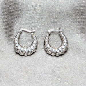 Sterling Silver Hoop Earrings — Small Hoop Polished 02. — main product view — SKU 158431 | Plata 925 aretes de aro — aro pequeño pulido 02. — SKU 158431