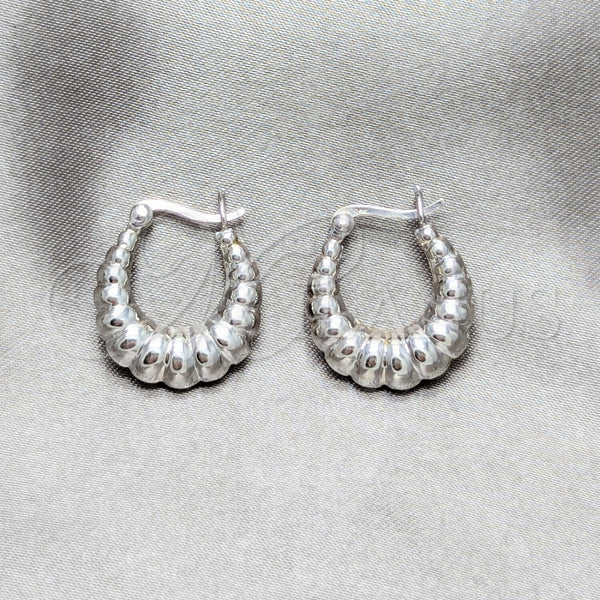 Sterling Silver Hoop Earrings — Small Hoop Polished 02. — main product view — SKU 158431 | Plata 925 aretes de aro — aro pequeño pulido 02. — SKU 158431