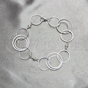 Sterling Silver Bracelet — Fancy Bracelet Polished 03. 21 MM Thickness 7 — main product view — SKU 158432 | Plata 925 brazalete — elegante Bracelet pulido 03. 21 MM Thickness 7 — SKU 158432