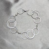 Sterling Silver Fancy Bracelet, Polished, Silver Finish, 03.392.0028.07 (21 MM Thickness, 7 Inches Length)