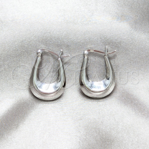Sterling Silver Hoop Earrings — Small Hoop Polished 02. — main product view — SKU 158433 | Plata 925 aretes de aro — aro pequeño pulido 02. — SKU 158433