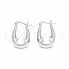 Sterling Silver Small Hoop, Polished, Silver Finish, 02.425.0010.18