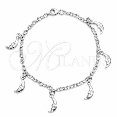 Plateada Plata Esterlina Pulsera, vista principal del producto de Plata 925 por Mayoreo, vista principal del producto