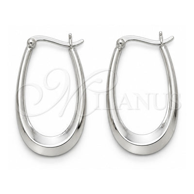 Sterling Silver Small Hoop, Polished, Silver Finish, 02.425.0011.20