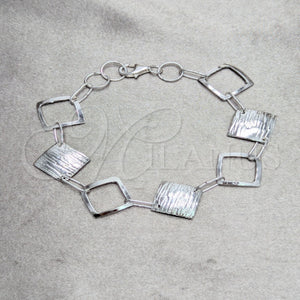 Sterling Silver Bracelet — Fancy Bracelet Polished 03. 35 MM Thickness 7 — main product view — SKU 158436 | Plata 925 brazalete — elegante Bracelet pulido 03. 35 MM Thickness 7 — SKU 158436