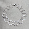 Sterling Silver Fancy Bracelet, Polished, Silver Finish, 03.392.0031.07 (15 MM Thickness, 7 Inches Length)