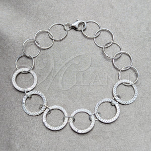 Sterling Silver Bracelet — Fancy Bracelet Polished 03. 15 MM Thickness 7 — main product view — SKU 158437 | Plata 925 brazalete — elegante Bracelet pulido 03. 15 MM Thickness 7 — SKU 158437