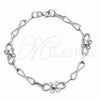Sterling Silver Fancy Bracelet, Polished, Silver Finish, 03.392.0032.07 (05 MM Thickness, 7 Inches Length)
