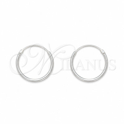 Sterling Silver Small Hoop, Polished, Silver Finish, 02.425.0013.15 for wholesale, main product view