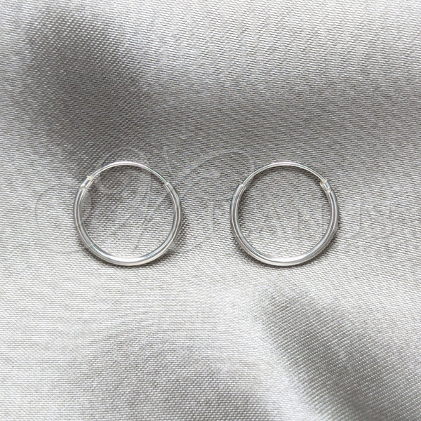 Sterling Silver Hoop Earrings — Small Hoop Polished 02. — main product view — SKU 158446 | Plata 925 aretes de aro — aro pequeño pulido 02. — SKU 158446