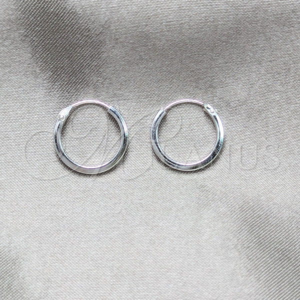 Sterling Silver Hoop Earrings — Small Hoop Polished 02. — main product view — SKU 158449 | Plata 925 aretes de aro — aro pequeño pulido 02. — SKU 158449