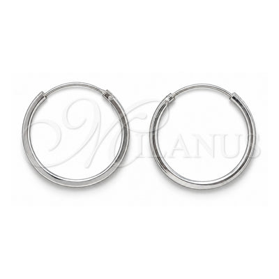 Sterling Silver Small Hoop, Polished, Silver Finish, 02.425.0016.20