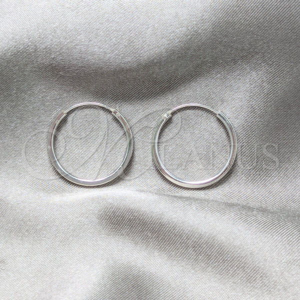 Sterling Silver Hoop Earrings — Small Hoop Polished 02. — main product view — SKU 158450 | Plata 925 aretes de aro — aro pequeño pulido 02. — SKU 158450
