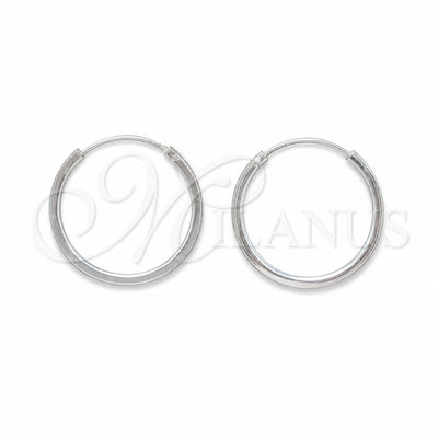 Sterling Silver Small Hoop, Polished, Silver Finish, 02.425.0016.20 for wholesale, main product view