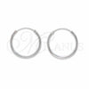 Sterling Silver Small Hoop, Polished, Silver Finish, 02.425.0016.20