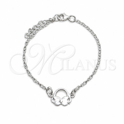 Plateada Plata Esterlina Pulsera, vista principal del producto de Plata 925 por Mayoreo, vista principal del producto