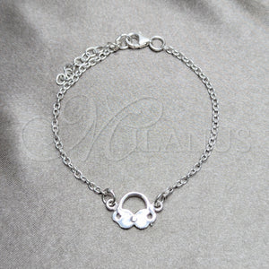 Sterling Silver Bracelet — Fancy Bracelet Little Girl Design Polished 03. 15 — main product view — SKU 158451 | Plata 925 brazalete — elegante Bracelet Little Girl diseño pulido 03. 15 — SKU 158451